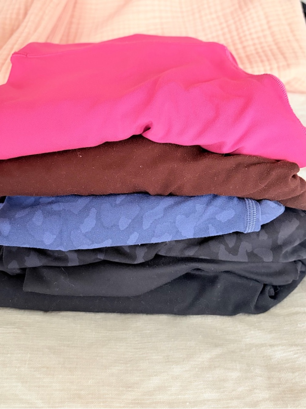 (5)lululemon athletica Leggings Stack